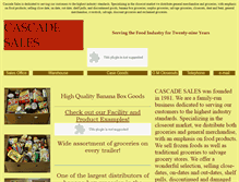 Tablet Screenshot of cascadesaleswis.com